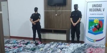 La mercadería fue encontrada dentro de un auto abandonado.