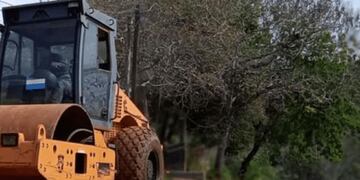 Se mantienen las obras en las calles del barrio San Lucas de Puerto Iguazú.