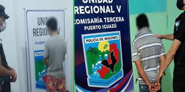 Dos individuos fueron detenidos por violencia de género en Puerto Iguazú.