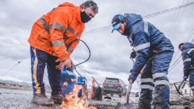 El Municipio se encuentra probando un nuevo producto asfáltico