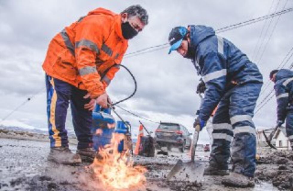 Ushuaia: el Municipio se encuentra probando un nuevo producto asfáltico