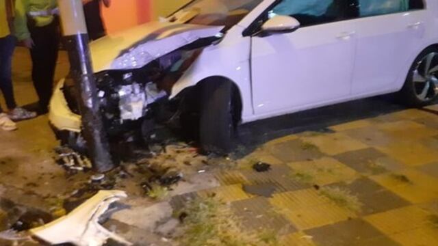 Manejaba alcoholizado y chocó