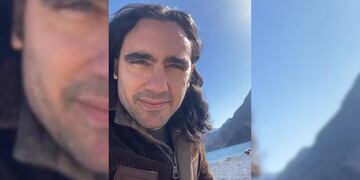 Juan Pablo Sorín disfrutó de los hermosos paisajes sanjuaninos y lo compartió en las redes