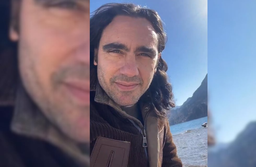 Juan Pablo Sorín disfrutó de los hermosos paisajes sanjuaninos y lo compartió en las redes