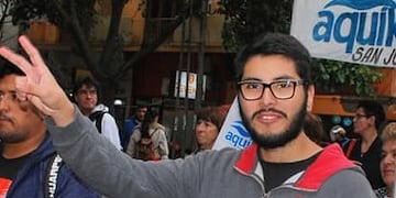 Este es el joven militante detenido por presuntas estafas.