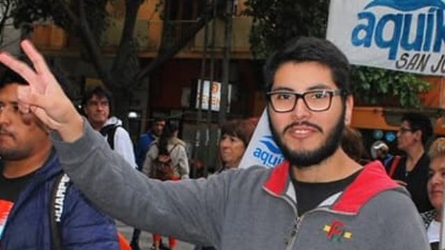Este es el joven militante detenido por presuntas estafas.