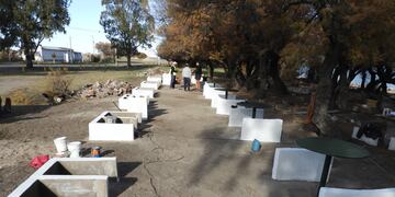 El Municipio realiza puesta en valor en la zona de fogones de Arroyo Pareja