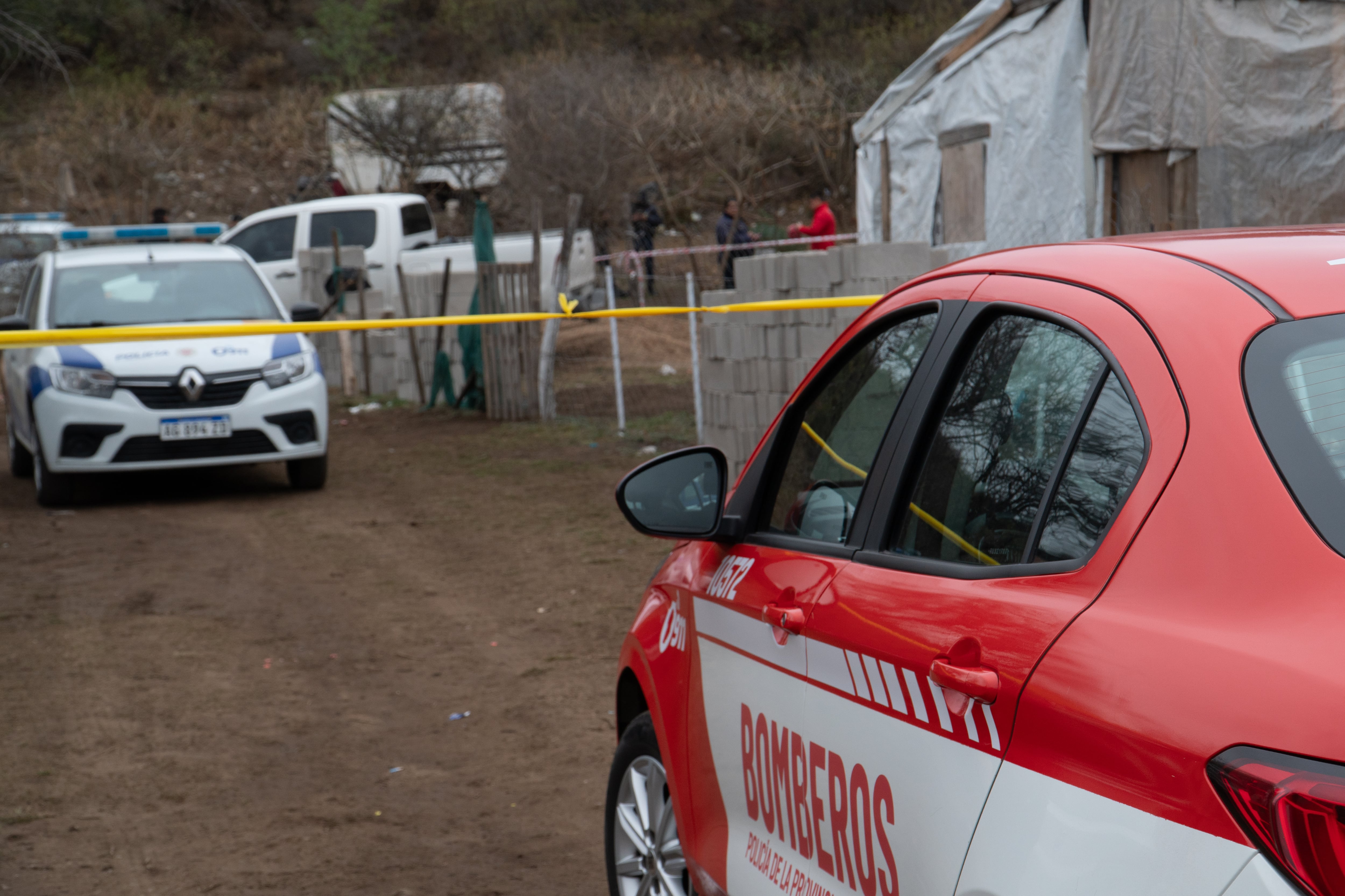 La zona de la tragedia, en Alta Gracia. (La Voz)