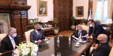 El gobernador de Chubut se reunió con el presidente Alberto Fernández por el proyecto de minería
