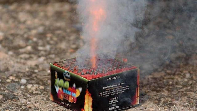 La cifra de heridos con pirotecnia en Mendoza durante esta Nochebuena fue la más alta de los últimos 4 años: 9 personas. Foto: Imagen Ilustrativa.