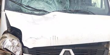 Siniestro vial en el acceso al Parque Urugua-í