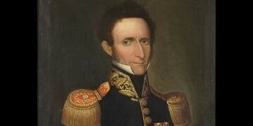 General Francisco de Paula Otero, en retrato realizado por José Gil de Castro.