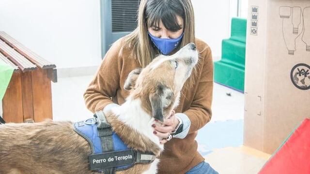 Se llevó adelante una jornada de terapia asistida con perros