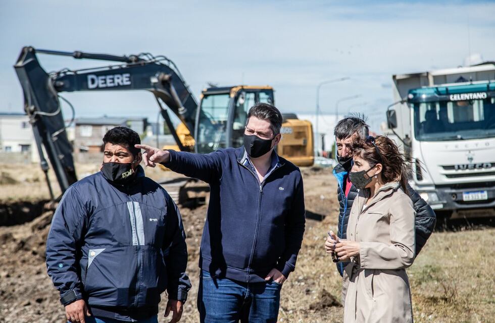 Río Grande Construye: Comenzó la extensión de calle San Martín