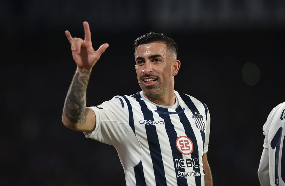 Talleres y su goleador Michael Santos, con la ilusión intacta por la punta