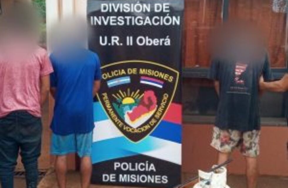 Tres jóvenes detenidos implicados en un caso de robo en Oberá