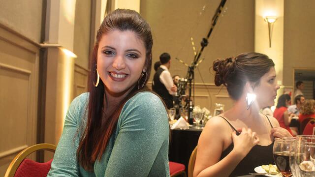 Katya en la Gala de los Premios Acorca