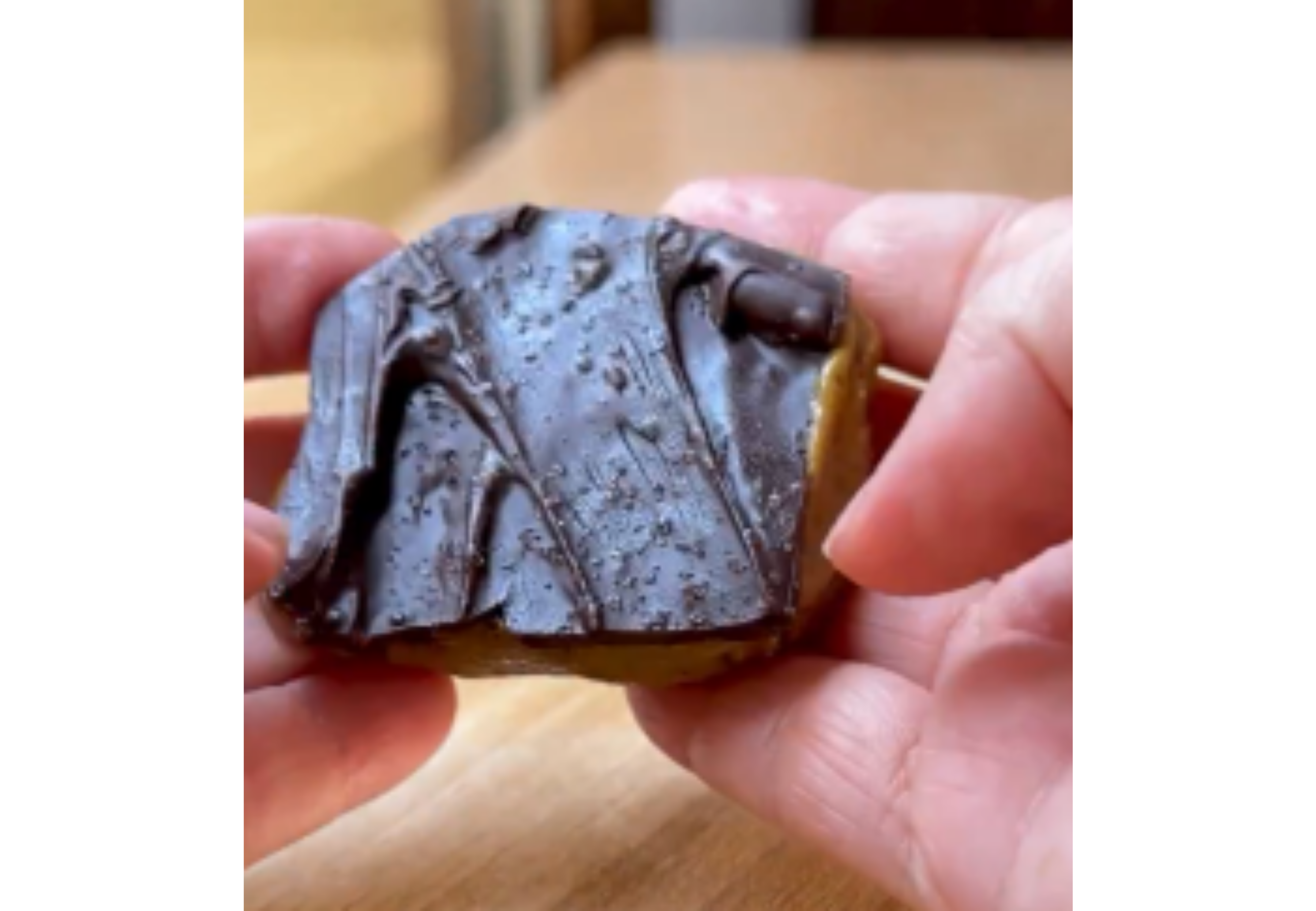 Así queda el snack.