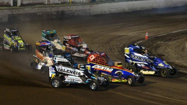 Cuatro pilotos rosaleños participaron de la novena fecha del Estival de Midgets