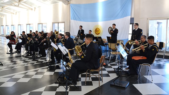 Puerto Belgrano: concierto de aspirantes músicos de la ESSA