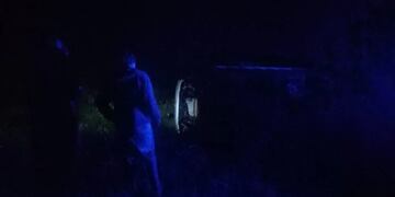 Volcó una camión con frutas en la ruta provincial 103 en Oberá.