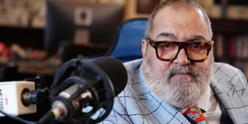 Jorge Lanata transmitiendo para Radio Mitre.