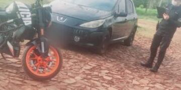 Oberá: secuestran automóvil con pedido de secuestro bonaerense.