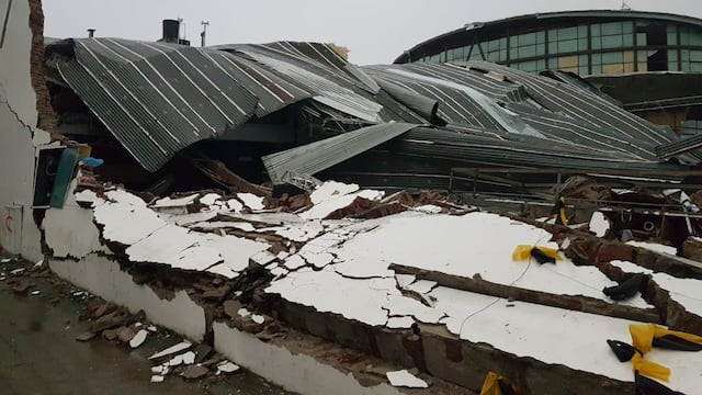 Temporal causó destrozos en Bahía Blanca y afectó dos líneas de alta tensión (@ArgentinosPeces en Twitter).
