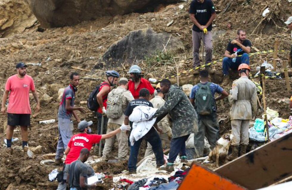 Ya suman 120 las víctimas fatales en el Estado de Río de Janeiro y hay 116 personas desaparecidas