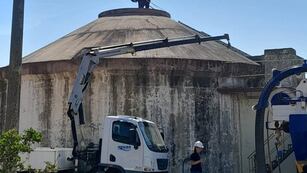 Se llevó a cabo la rehabilitación del digestor N°2 de la Planta Depuradora de Líquidos Cloacales
