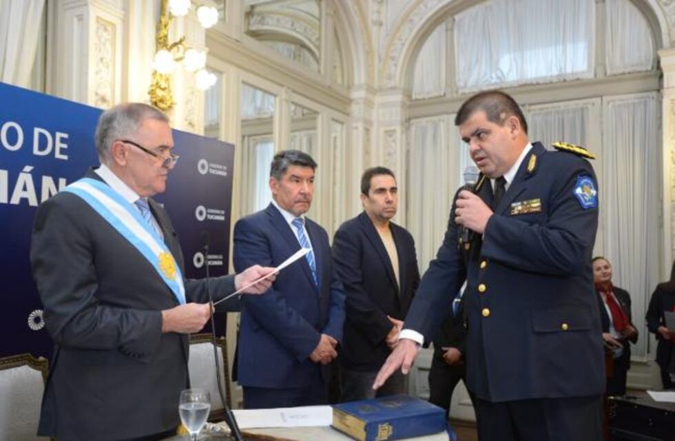 El jefe y el subjefe de la Policía de Tucumán juraron este miércoles