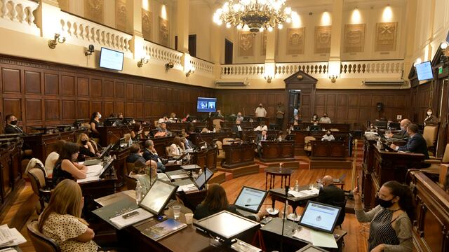 Cámara de senadores de la Legislatura Provincial. Foto: Orlando Pelichotti / Los Andes