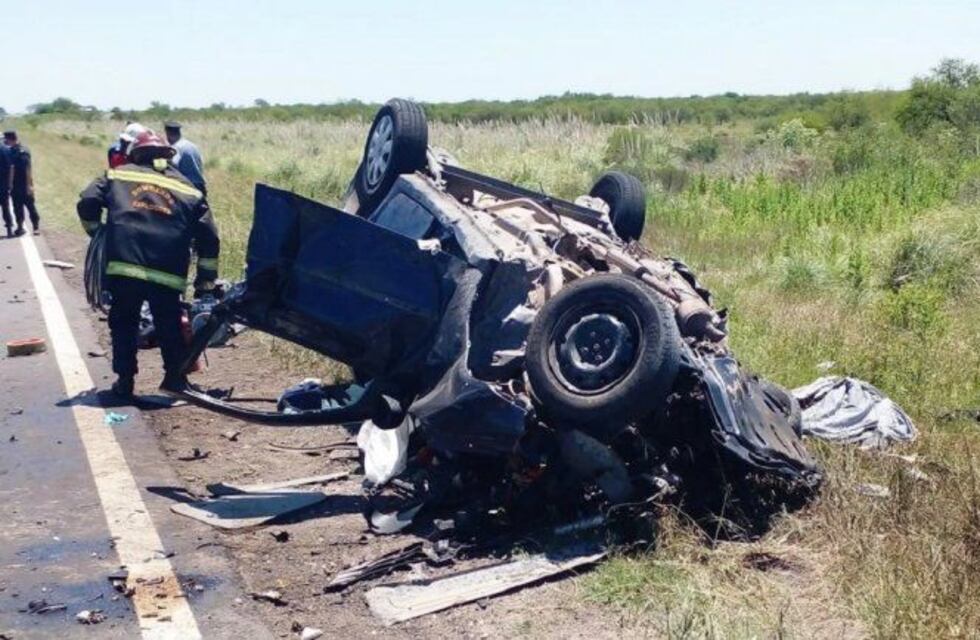 Terrible choque frontal en Ruta 18: fallecieron dos personas