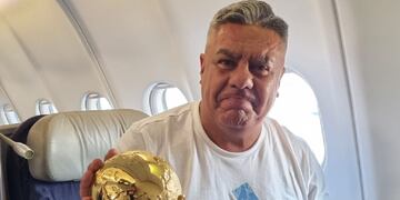 Claudio "Chiqui" Tapia y la Copa del Mundo, rumbo a San Juan (Twitter).