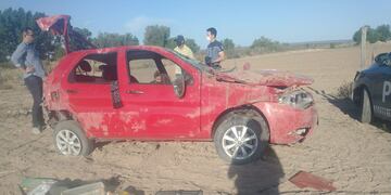 Una mujer falleció tras un terrible accidente vial. Foto Policía de Mendoza.