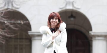 La vicepresidenta Cristina Kirchner en un acto en La Plata. (Foto: Prensa CFK)