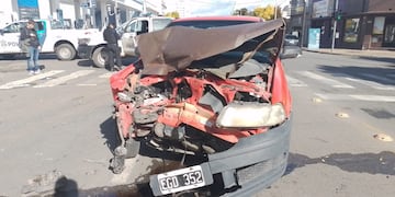 Así fue el accidente de tránsito en Tandil