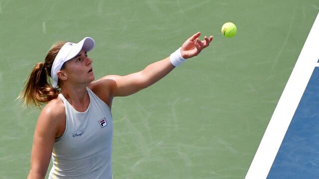 Podoroska quedó eliminada en segunda ronda de Cleveland. (USA Today)