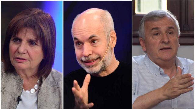 Elecciones 2023. Patricia Bullrich, Horacio Rodríguez Larreta y Gerardo Morales mantienen firmes sus candidaturas. Foto: La Voz.