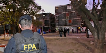 El operativo de la FPA en un barrio villamariense (FPA)