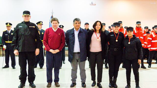 Entregaron premios por el 60° Aniversario de la División Bomberos de la Policía