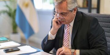 Alberto Fernández, positivo de Covid-19 (Archivo).