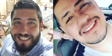 Héctor Figueroa (izq) y Diego Calentano (der) fueron asesinados en hechos similares