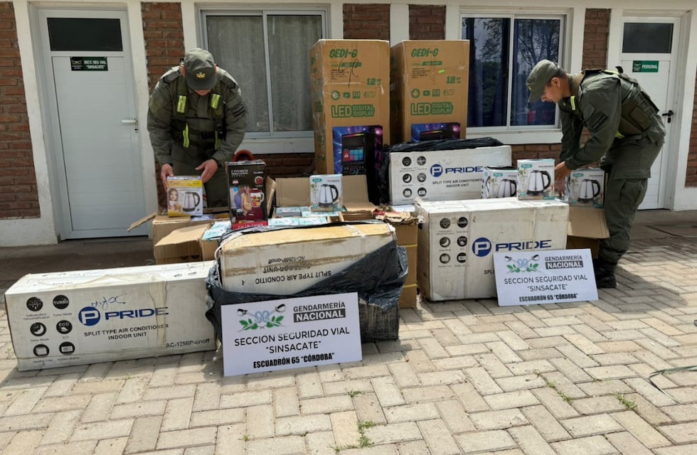 Córdoba: secuestraron mercadería de contrabando valuada en millones de pesos