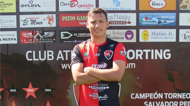 Enrique Blanco se transformó en jugador de Sporting y dejó Rosario Puerto Belgrano. Foto: https://www.facebook.com/CASportingOk