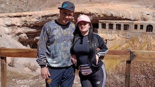 Los tiktokers cordobeses, "Kami" y "El Moneda". (Foto de Instagram @kamilafrancoo)