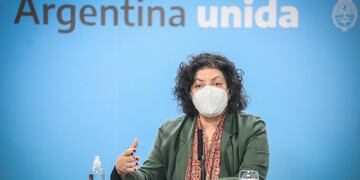 Carla Vizzotti, ministra de Salud de la Nación. (Presidencia)