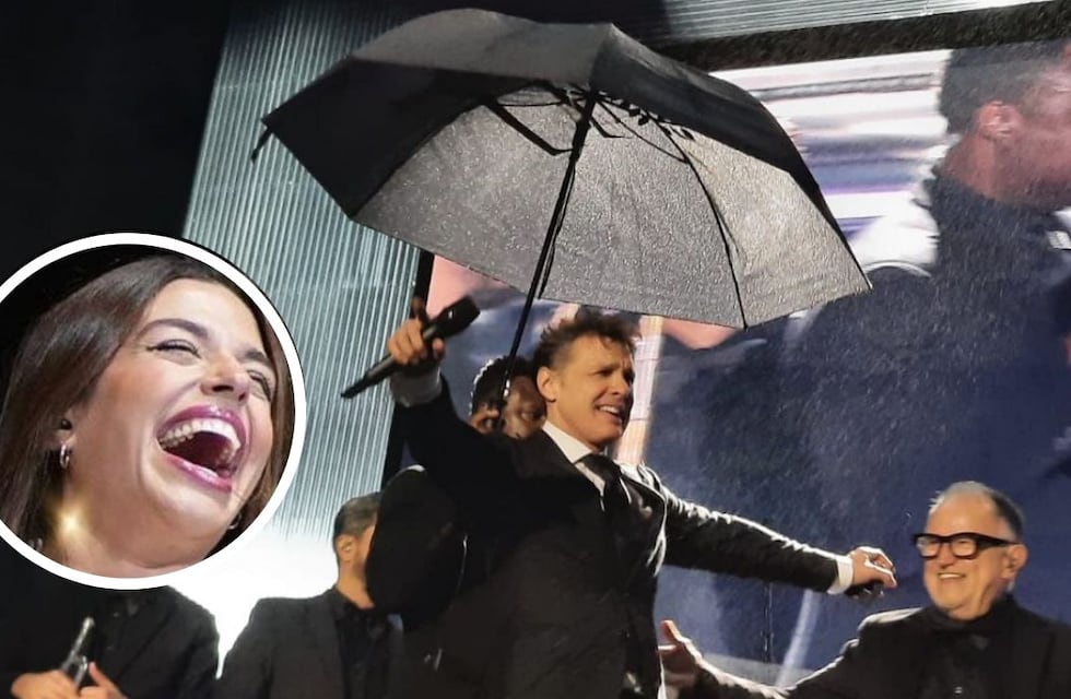 La broma de Euge Quevedo a Luis Miguel tras terminar su show por la lluvia en Córdoba