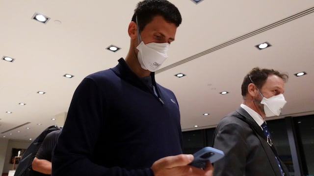 Novak Djokovic fue deportado de Australia.