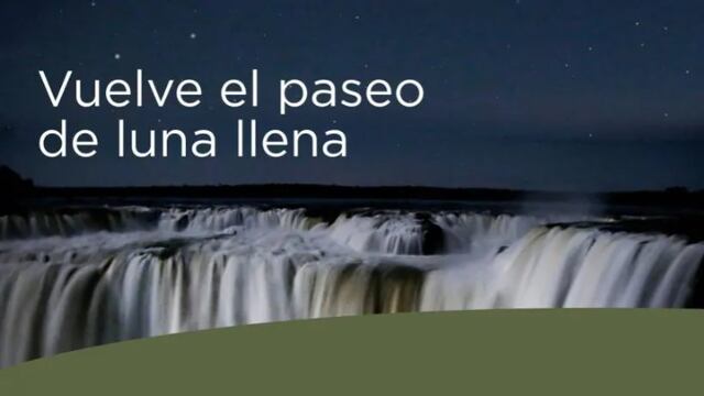 Puerto Iguazú: vuelven los Paseos de Luna en Cataratas
